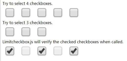 jQuery limitcheckbox